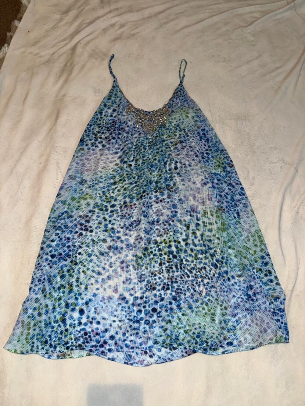 Camilla Beaded Spaghetti Strap Dress